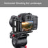 DSLR Camera L Bracket, Vertical Horizontal Switching Tripod Quick Release Plate for Canon, Nikon, Sony, DJI Osmo, Zhiyun