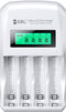 EBL LCD Battery Charger Smart Individual 907 AA AAA Rechargeable Battery Charger for