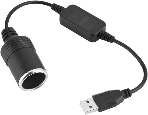 12V Car Cigarette Lighter Socket, Splitter Power Adapter USB Port for Cellphone, GPS, Dash Cam