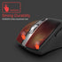 Arteck Wireless Bluetooth Mouse with Nano USB Receiver, Black, Ergonomic Design, 4-Month Battery Life