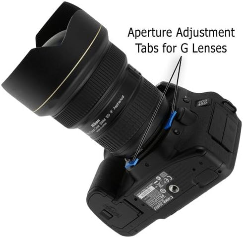 Fotodiox Pro Lens Mount Adapter for Nikon Nikkor F Mount G-Type Lens to Canon EOS (EF, EF-S) with Aperture Control