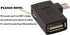 AuviPal 2-in-1 Powered Micro USB to USB OTG Adapter 90 Degree Right Angled for FireStick, S/NES Classic Mini