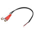 MECCANIXITY RCA Female Plug Jack Connector Adapter to Bare Wire Open End Audio Video RCA Cable, Pack of 2