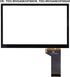 Car LCD Touch Screen Digitizer, Durable Replacement for MIB TDO-WVGA0633F00045 for Automobile