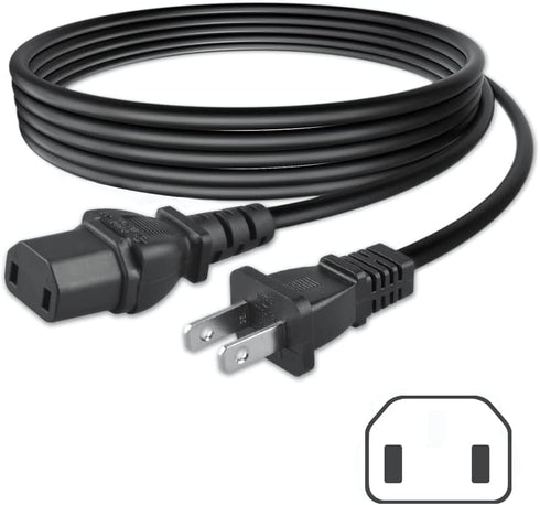 AC in Power Cord Cable Compatible with iRobot Roomba i7+ i7 Plus i7550 i 7550 s9+ s9550 s 9550 S955020 WiFi Robotic Robot Vacuum + Automatic Dirt Disposal Home Base Charging Station UL Listed