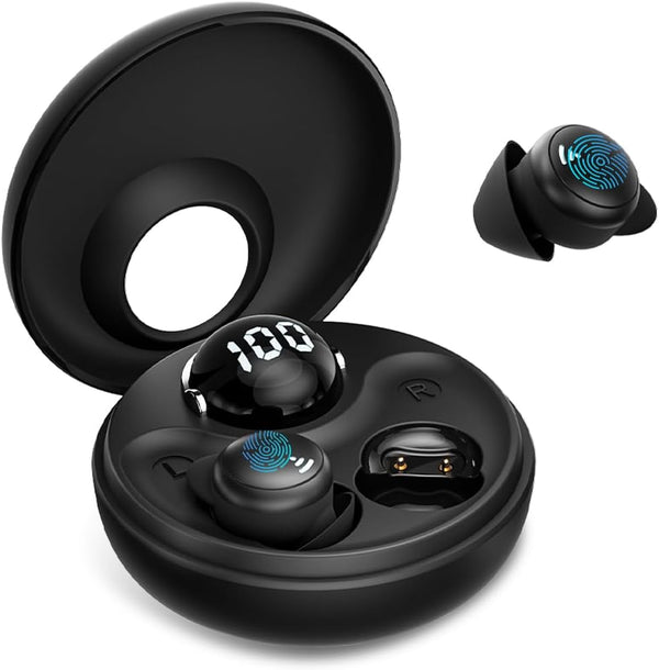 CuiSuto Sleep Earbuds for Side Sleepers Wireless Bluetooth Headphones Mini Invisible Earplugs Small