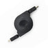 JCNio 2.0 1.5m/5ft 4K Retractable HDMI Cable Length Resolution, Black