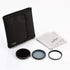 Fotga 55mm Slim Optical Glass Camera Lens Filter Kits, Variable ND2-ND400 + MC UV + MC CPL Filter