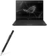 BoxWave FineTouch Stylus Pen for ASUS ROG Flow X13 (GV301) - Super Precise Jet Black Capacitive Stylus