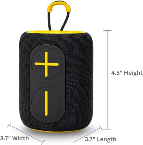 iphoenix IP160 IPX6 5 12H Portable Bluetooth Speaker, Stereo Sound & Deep Bass, Waterproof, Dynamic RGB Lights