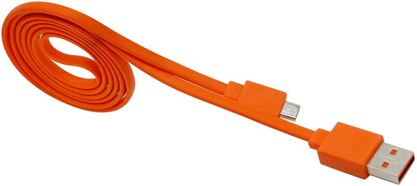 Puiixur USB Fast Power Charger Cable for JBL Wireless Bluetooth Speaker Earphone Headphone Micro-USB, 3.3FT & Orange