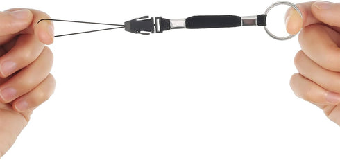 20 Mp3, Mp4 Bememo Pcs Black Nylon Lanyard Strap Short Detachable Lanyard for USB Flash Drive, Player, Keychain, ID