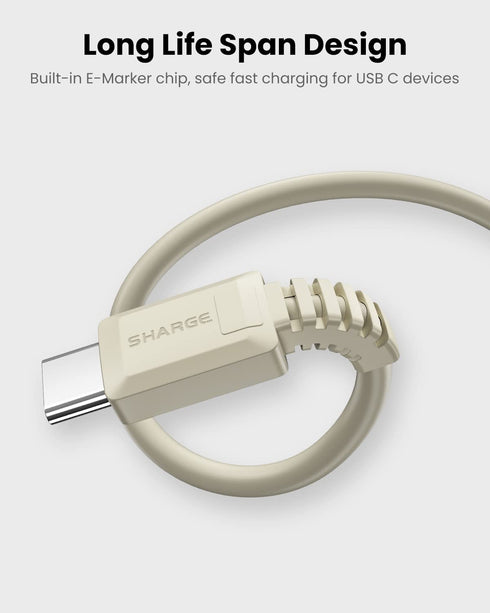 USB C Cable USB C to USB C, Type C Fast Charging Cable for Phone 15/15 Pro/MacBook, iPad Air 4, Samsung Galaxy, Pixel,