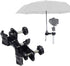 Umbrella Chair Clamp for Cameras, Black, with Tripod Mount