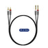J&D Dual 1/4 inch TS to Dual RCA Cable, Heavy Duty 1/4 Male to RCA Male Adapter, 3 Feet