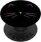 Rainbow Cat Face Black PopSockets Swappable Grip
