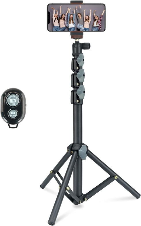 LINCO Selfie Stick & Tripod , Integrated, Heavy Duty, Lightweight, Bluetooth Remote for
