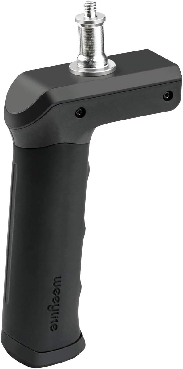 weeylite LED Video Light Handle Grip Support Mount with 1/4 inches Male Screw