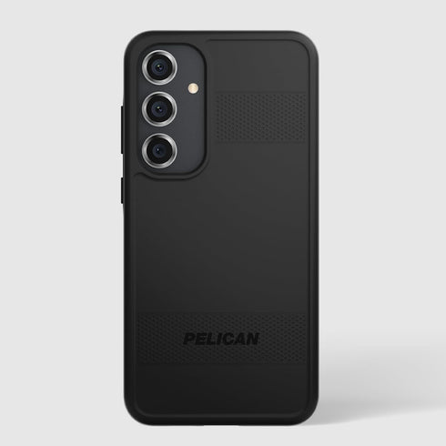 Pelican Protector Case for Samsung Galaxy S24 Plus, 6.7" Slim Rugged Cover with 16ft Drop Protection (Black)