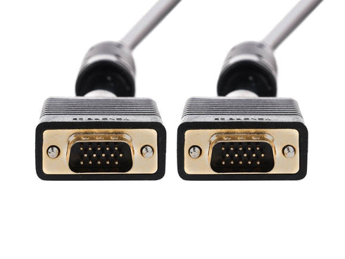 Monoprice 6ft SVGA Super VGA M/M Monitor Cable w/ Ferrites - Gold Plated