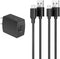 2 Cable AC Charger for Samsung Earbuds Galaxy Buds, Jabra, Tozo, and Other Bluetooth Earbuds Speakers