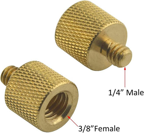Camera Mount Screw Adapter Set, 22Pack 1/4 Inch and 3/8 Inch Tripod Threaded Screws for Camera Mono-pod Flash Light