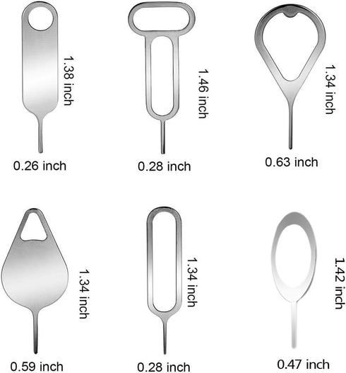 AYWFEY 16 Pieces SIM Card Removal Openning Tool Tray Eject Pins Needle Opener Ejector Compatible with All iPhone Apple