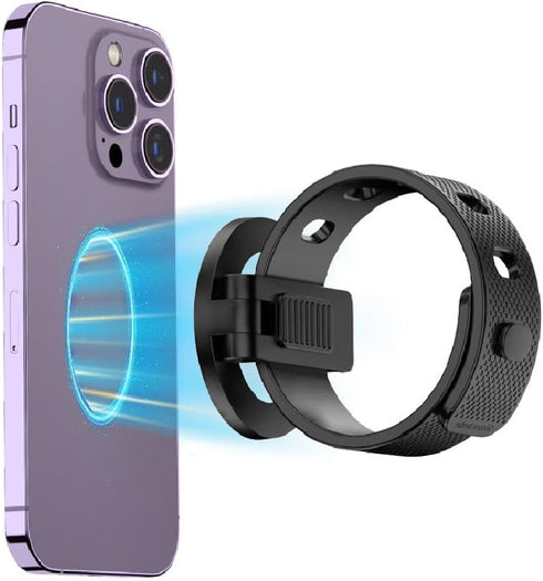 HoneTeek Magnetic Phone Holder for Stroller, Strong Magnetic Bar Phone Mount for Bike,