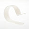 100 Pack R-Type Cable Clamp 5/8" - Clear White - Wire Management Organizer for Home, Automotive, Office