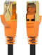 Network Cable, Shielded Ethernet Cat8 10ft 2pack, Gold Plated RJ45 Connectors, 26AWG, Weatherproof 40Gbps
