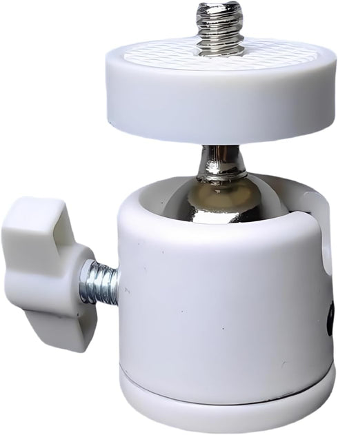 1/4" 360 (7.87" 1/4" Foldable Projector Wall Mount | White Heavy-Duty | Screw | Rotatable | Universal for Mini