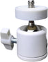 FINXRoll 1/4" 8.46in Foldable Universal Projector & CCTV Camera Wall/Ceiling Mount Bracket (White) - Screw, Adjustable