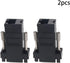 Fielect 2Pcs DB15 to RJ45 Adapter, VGA Extender Ethernet Adapter, Male-to-Female