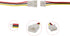 20Pairs JST XH 2.54mm 3Pins Connector - Female and Male JST Connection Plug with 200mm 26AWG Cable
