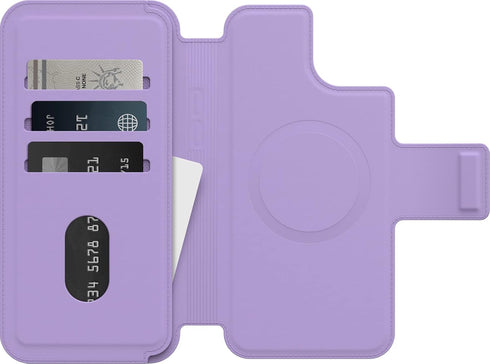OtterBox Detachable Folio Wallet for MagSafe - iPhone 15 Plus & 14 Plus - I Lilac You (Purple) (Case Sold Separately)