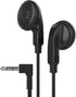 Maeline Bulk Earphones - 100 Pack Wholesale Bundle with 3.5 mm Headphone Plug, Black