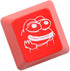 KPREPUBLIC Novelty Shine Through Keycaps ABS Etched Backlit Red ESC Sad Frog THX Meme Internet Trends (Red ESC HappyF