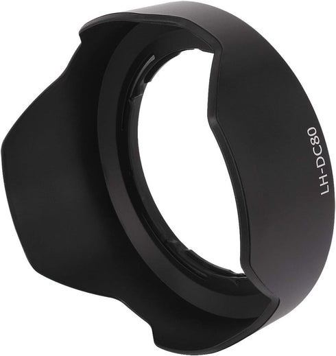 Haoge Bayonet Lens Hood replaces Canon LH-DC80 for Canon PowerShot G1 X Mark II Camera