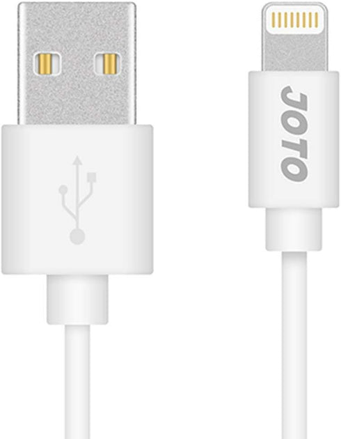 JOTO 6.6ft Lightning Cable, Compatible with iPhone 13 Pro Max, 13 Mini, 12, 11, XS, XR, X, 8 Plus, SE, iPad, White