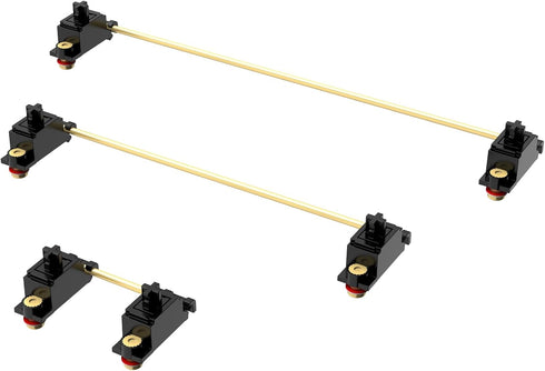 Stabilizer V2, Screw in Stabilizers with 2u 6.25u 7u Wires, PCB Mount Keyboard Stabilizers for Mechanical Keyboards (V2