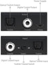 Bi-Directional Coax Digital Audio Adapter - Converter for Coax to Optical or Optical to Coaxial