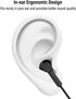 Maeline USB C Headphone - Wired Earbuds with Microphone, Noise Canceling in-Ear Headset for Computers, Black