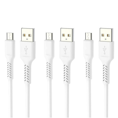 ALINNA Micro USB Cables 3 Pack, 3.3FT Android Charger Cord Sync & Fast Charging (2.1A) Compatible with Galaxy S7 S6 J7
