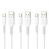 ALINNA Micro USB Cables 3 Pack, 3.3FT Android Charger Cord Sync & Fast Charging (2.1A) Compatible with Galaxy S7 S6 J7