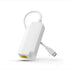 Gigabit PoE to USB C Converter for Smart Phone/Tablet, USB-C to Ethernet Adapter with 10W Charging, Plug & Play