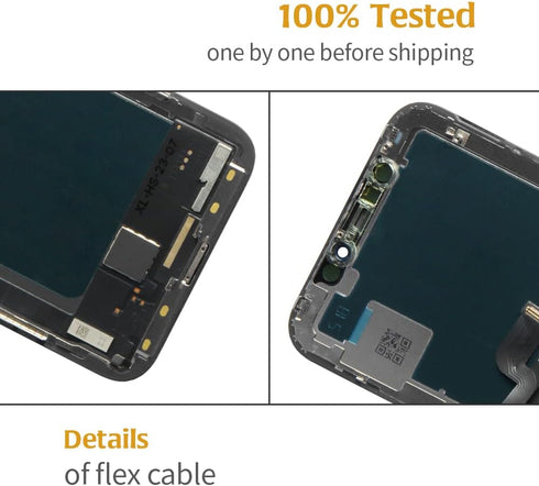 iPhone X (OLED) Screen Replacement A1865 A1901 A1902 A1903 - LCD Display Touch Digitizer Full Assembly Repair Kits