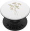 PopSockets Standard PopGrip, Beige White Floral Flower Wildflower