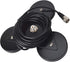 HYS Heavy Duty Mobile Car/Truck SO-239 Triangle Magnet Mount Base with 5M RG58 Coaxial Cable