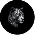 Monochromatic Steampunk Mechanical Panther Robot PopSockets Standard PopGrip