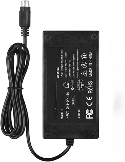 Musstad 4-Pin Mini DIN AC DC Adapter for Memorex 52X16X Ultra-Speed Combo Recorder